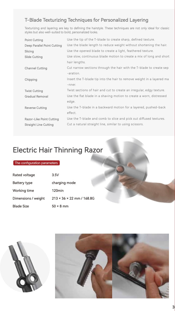 Electric Hair Cutting Guarded Razor